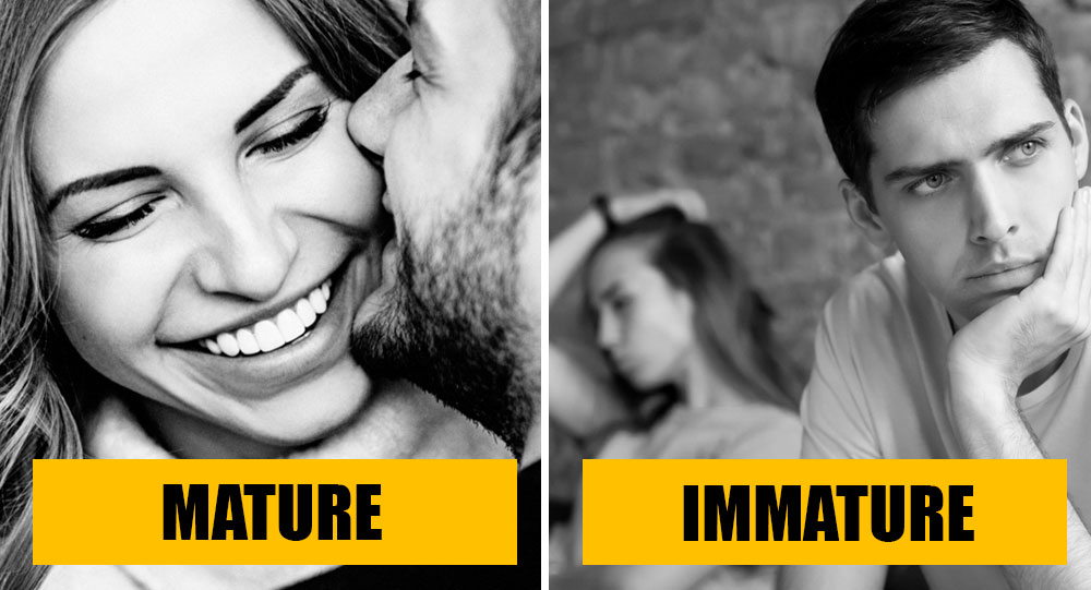 The Main Differences Between A Mature Relationship And An Immature Relationship